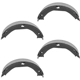 Purchase Top-Quality Rear Parking Brake Shoes by BOSCH - BS843  02